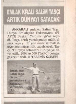 STAR EMLAK KRALI ARTIK DÜNYAYI SATACAK 14.10.2002